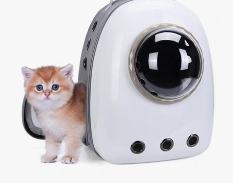 转卖猫包太空便携舱猫咪背包宠物外出包双肩狗...