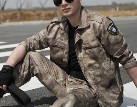 包邮正版迷彩服套装男女春秋耐磨耐脏劳保工作...