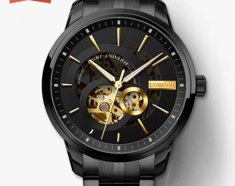 转卖罗宾尼全自动机械手表2018陀飞轮时尚...