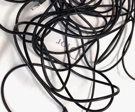 绿联网线家用千兆 超长 才用了2天 几乎全...