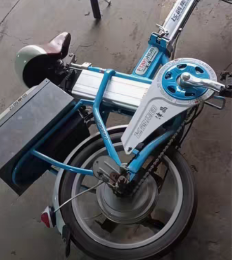 飞鸽折叠电动自行车，48v，可骑五六十公里...