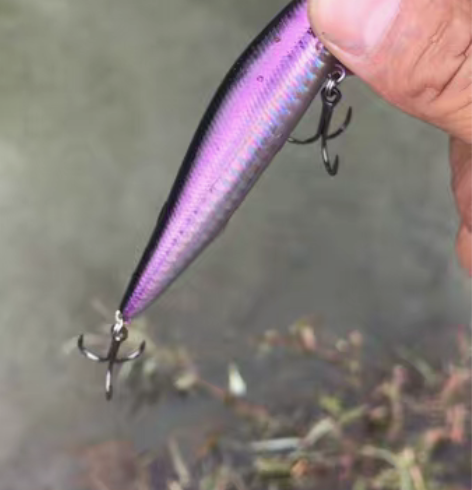 包邮特价银刀米诺路亚饵死飞系统内置钨钢弹簧...