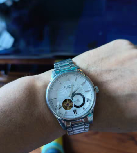 包邮罗西尼男款机械表6508，中性表，表盘...