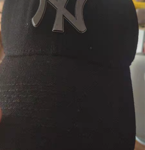 转卖美国代购-MLB韩版黑镍色金属NY标志...