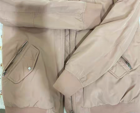 包邮Zara粉色棒球棉服，s码（适合平时或...