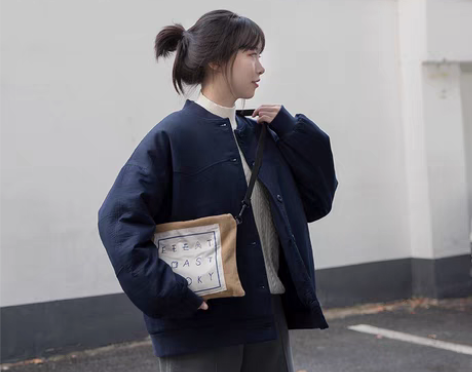 转卖奶兔星球-自制 日系棒球棉服女港风学生...