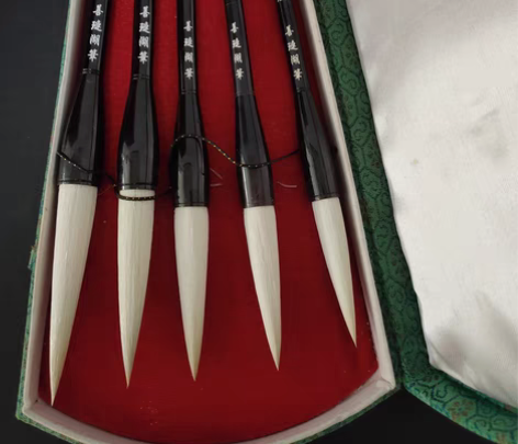 包邮善琏湖笔精品加健羊毫《福，禄，寿，喜，...