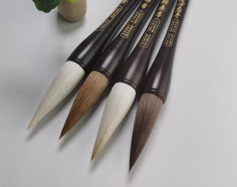 包邮实木杆大号毛笔，成人斗笔提斗毛笔，羊毫...