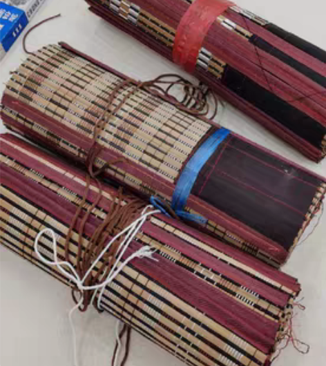 全新卷笔帘，毛笔帘，还有30个，竹子笔架，...