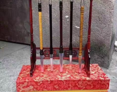 包邮【品名】龙头笔架 【材质】大红酸枝 【...