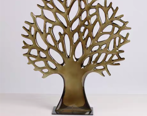 包邮透明树脂首饰架毛笔架，树形工艺品摆件 ...