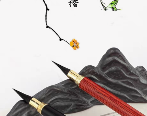 包邮来捡漏啦,钢笔式紫毫小楷毛笔,不刻字的...