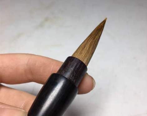 包邮黑檀木毛笔 尺寸：长29厘米，重36g...