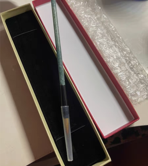 包邮翡翠A货毛笔 带绿 有意者联系￥150...