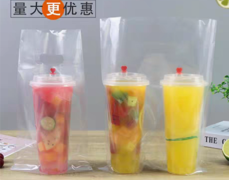 转卖贡茶打包袋御可禧御奉玉奶茶外卖塑料袋饮...