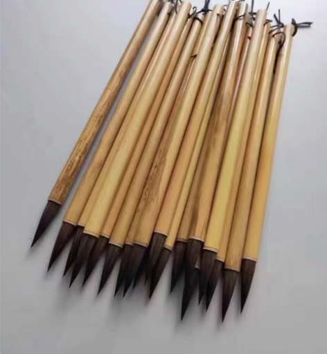 包邮200元十支 培训班订做灰尾毛笔，热销...