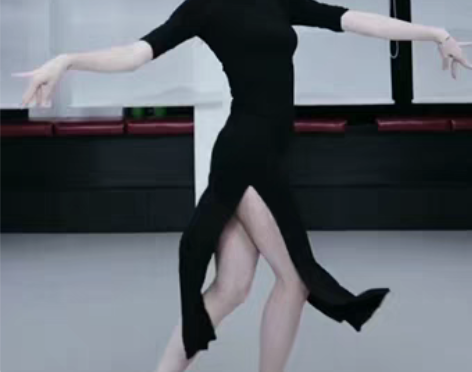 转卖莫代尔开叉包臀性感舞蹈裙江左豆花老师心...