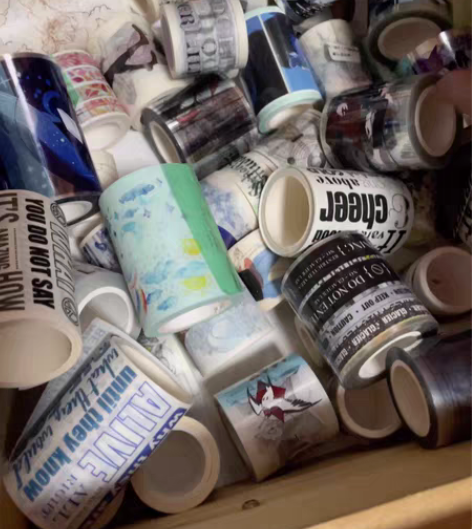 包邮【出】胶带退坑包 都是社团胶带，都是台...