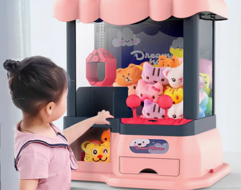 转卖转儿童抓娃娃机，几乎全新 感兴趣的话点...