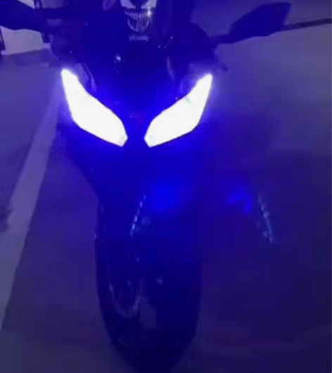 小忍者双缸450.宝雕发动机.改装牛角.改...