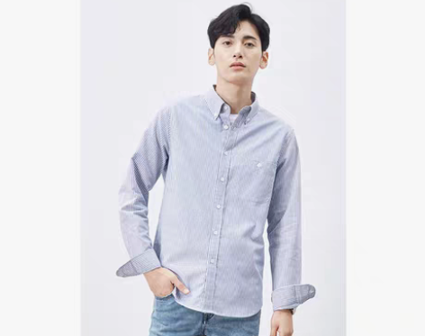 转卖abx2019春季新款长绒棉牛津纺衬衫...