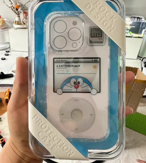 包邮Rock洛克正品哆啦A梦适用苹果iPh...