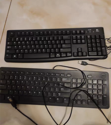 罗技k120键盘和戴尔键盘KB216   ...