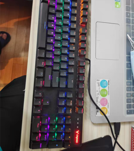 包邮rapoo键盘60出 也是大学买的，基...