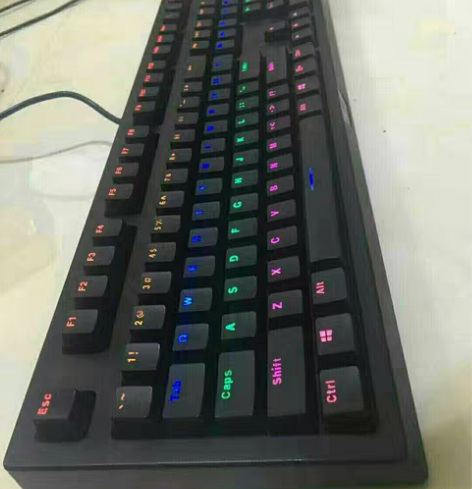 包邮机械键盘雷柏V510S青轴黑寡妇混彩版...