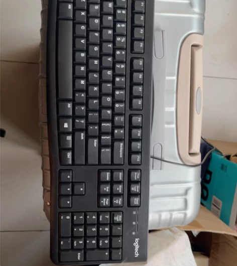 包邮罗技k120键盘?鼠标99新，用了一两...