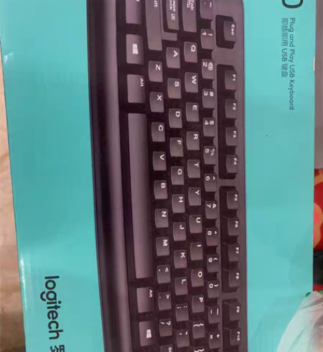 包邮罗技k120键盘全新 感兴趣的话点“我...