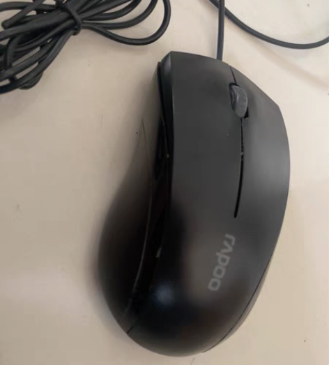 雷柏有线无声鼠标N1200静音USB家用游...