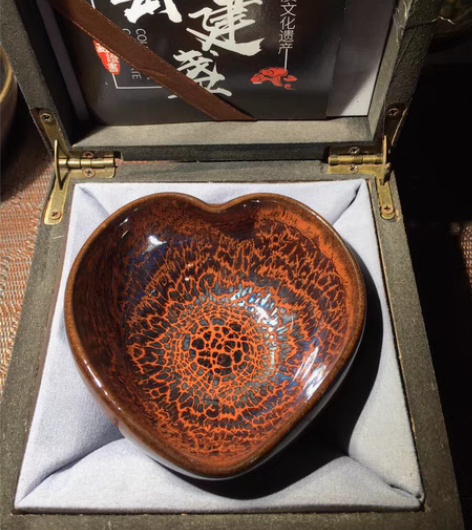 包邮建盏,红岩,童良荣老师作品,异型杯,全...