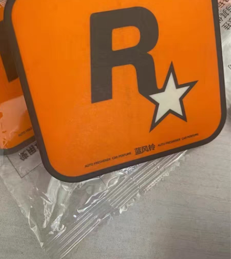 包邮R星车载香薰车载装扮潮流6.9二片包邮...