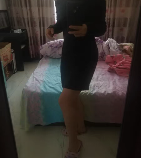 黑色露肩裙,柔软舒适,很时尚,中厚,m码,...