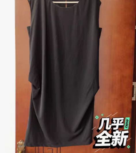 包邮拉夏贝尔女裙，纯黑色。40码165/8...