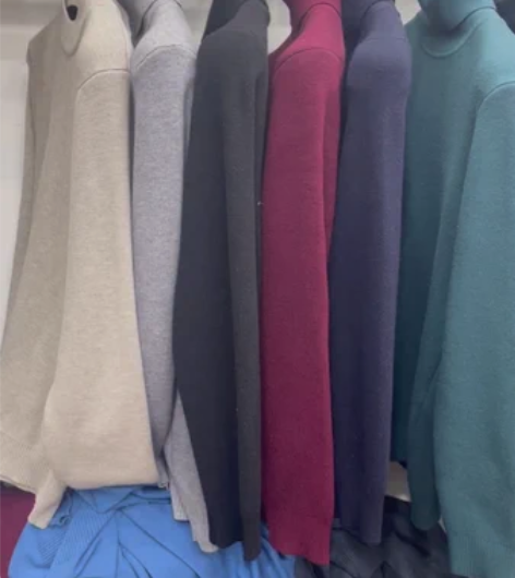 包邮羊毛衫男士青年圆领，半高领，高领，纯色...