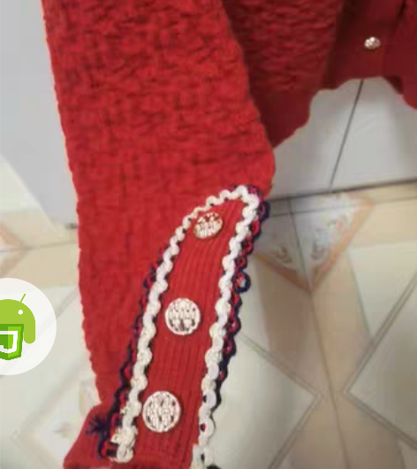 包邮一整套早春红色连衣裙子小香风套装。买回...