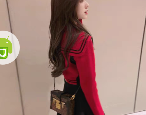 转卖本命年新年衣服女小香风红色毛衣连衣裙子...