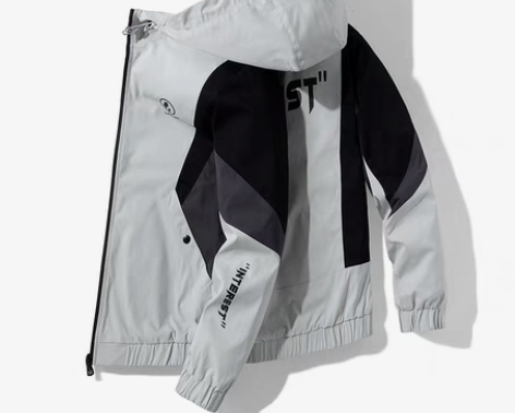 转卖红蜻蜓春秋2022年男士夹克连帽休闲外...