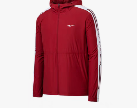 转卖鸿星尔克风衣春秋新款男士休闲运动时尚条...