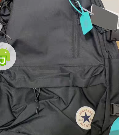 包邮全新闲置！匡威双肩包吊牌防盗扣包装齐全...