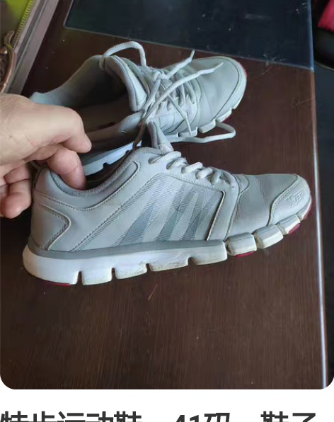 特步运动鞋，41码，鞋子完整，看好尺码再拍...