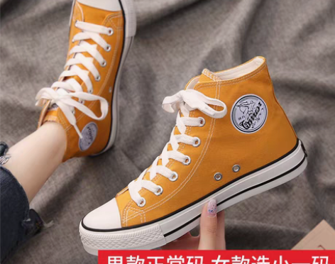 转卖回力女鞋高帮帆布鞋女夏款2022新款春...