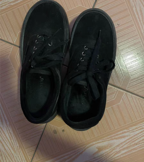 包邮日系加绒松糕鞋厚底鞋 黑色 35包邮 ...