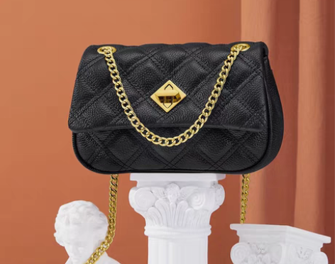 包邮帮朋友转蔻一Cnoles真皮经典菱格戴...