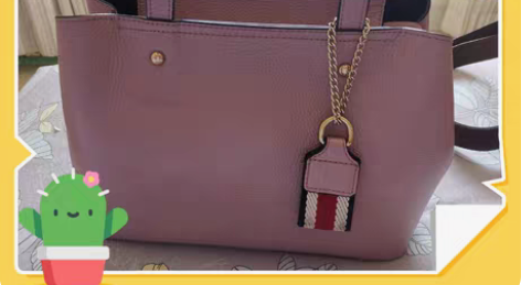 都宝路藕粉色手提包，9成新，只限同城，不包...