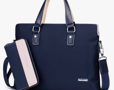 转卖送手包牛津纺手提包横款休闲商务男士公文...