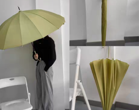 包邮清 仓包邮！日系长柄雨伞女大号晴雨两用...