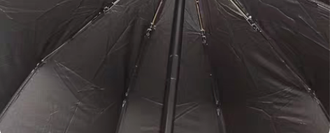 包邮晴雨两用折叠黑胶晴雨伞 流行元素：黑色...